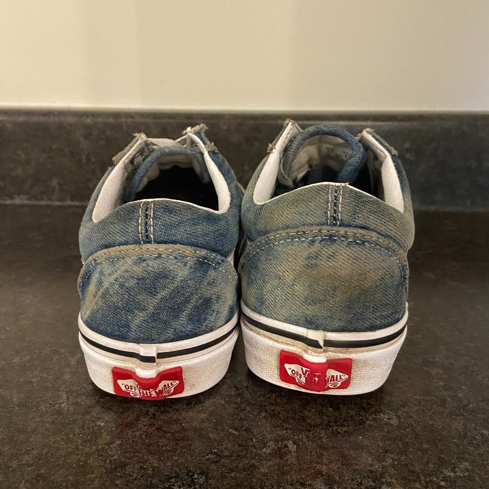 Vans Old Skool 'Acid Denim' Sneakers - Size 6.5 - Picture 5 of 9